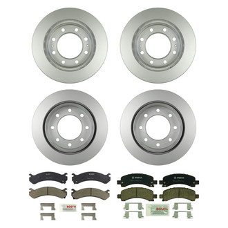 Bosch® - QuietCast™ Premium Front and Rear Brake Kit with Ceramic Pads