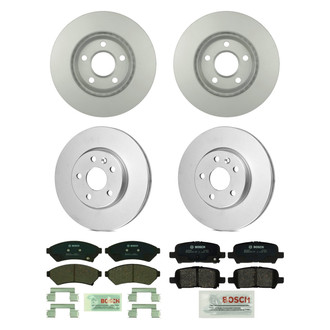 Bosch® - QuietCast™ Premium Front and Rear Brake Kit with Ceramic Pads