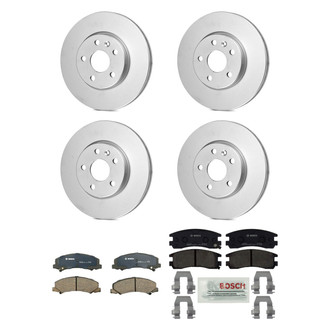 Bosch® - QuietCast™ Premium Front and Rear Brake Kit with Ceramic Pads