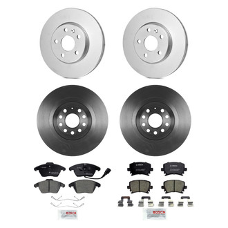 Bosch® - QuietCast™ Premium Front and Rear Brake Kit with Ceramic Pads