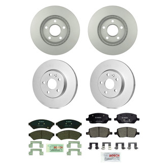 Bosch® - QuietCast™ Premium Front and Rear Brake Kit with Ceramic Pads
