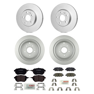 Bosch® - QuietCast™ Premium Front and Rear Brake Kit with Ceramic Pads