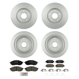 Bosch® - QuietCast™ Premium Front and Rear Brake Kit with Ceramic Pads