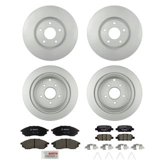 Bosch® - QuietCast™ Premium Front and Rear Brake Kit with Ceramic Pads