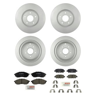 Bosch® - QuietCast™ Premium Front and Rear Brake Kit with Ceramic Pads