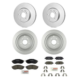 Bosch® - QuietCast™ Premium Front and Rear Brake Kit with Ceramic Pads