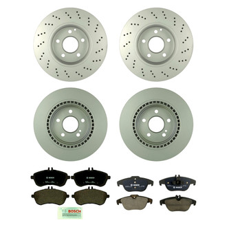 Bosch® - QuietCast™ Premium Front and Rear Brake Kit with Ceramic Pads
