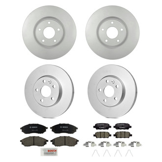 Bosch® - QuietCast™ Premium Front and Rear Brake Kit with Ceramic Pads