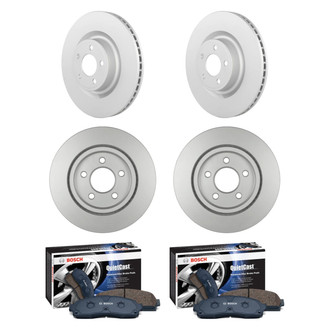 Bosch® - QuietCast™ Premium Front and Rear Brake Kit with Ceramic Pads