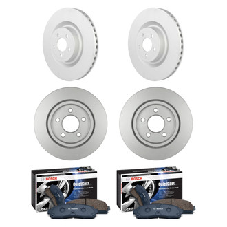Bosch® - QuietCast™ Premium Front and Rear Brake Kit with Ceramic Pads