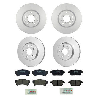 Bosch® - QuietCast™ Premium Front and Rear Brake Kit with Ceramic Pads