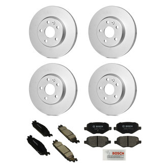 Bosch® - QuietCast™ Premium Front and Rear Brake Kit with Ceramic Pads