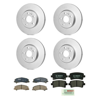 Bosch® - QuietCast™ Premium Front and Rear Brake Kit with Ceramic Pads