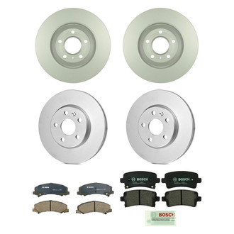 Bosch® - QuietCast™ Premium Front and Rear Brake Kit with Ceramic Pads