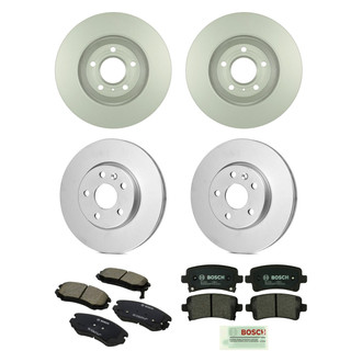 Bosch® - QuietCast™ Premium Front and Rear Brake Kit with Ceramic Pads