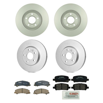 Bosch® - QuietCast™ Premium Front and Rear Brake Kit with Ceramic Pads