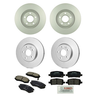 Bosch® - QuietCast™ Premium Front and Rear Brake Kit with Ceramic Pads