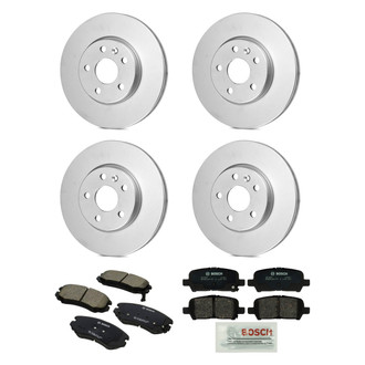Bosch® - QuietCast™ Premium Front and Rear Brake Kit with Ceramic Pads