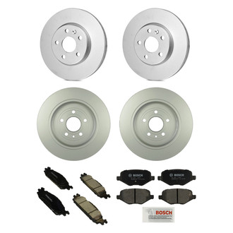 Bosch® - QuietCast™ Premium Front and Rear Brake Kit with Ceramic Pads