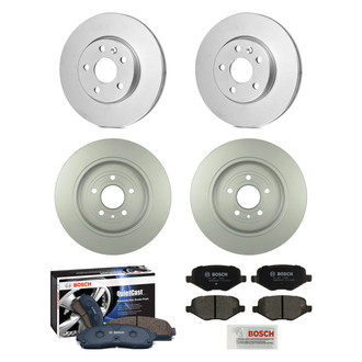Bosch® - QuietCast™ Premium Front and Rear Brake Kit with Ceramic Pads
