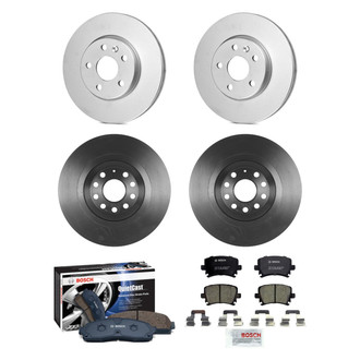 Bosch® - QuietCast™ Premium Front and Rear Brake Kit with Ceramic Pads