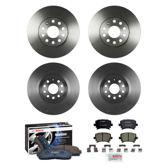 Bosch® - QuietCast™ Premium Front and Rear Brake Kit with Ceramic Pads