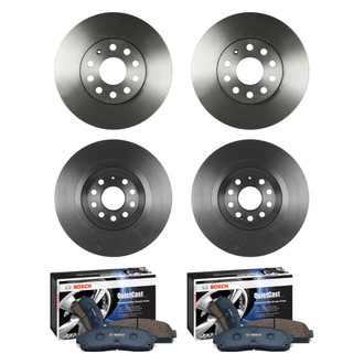 Bosch® - QuietCast™ Premium Front and Rear Brake Kit with Ceramic Pads