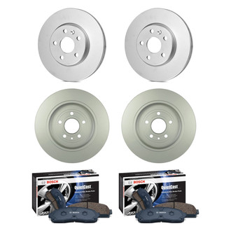 Bosch® - QuietCast™ Premium Front and Rear Brake Kit with Ceramic Pads