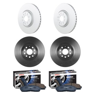 Bosch® - QuietCast™ Premium Front and Rear Brake Kit with Ceramic Pads