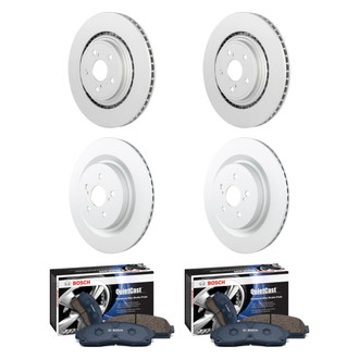 Bosch® - QuietCast™ Premium Front and Rear Brake Kit with Ceramic Pads