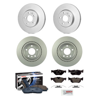 Bosch® - QuietCast™ Premium Front and Rear Brake Kit with Organic Pads