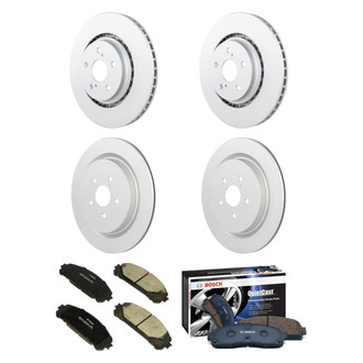 Bosch® - QuietCast™ Premium 1-Piece Brake Kit with Ceramic Brake Pads