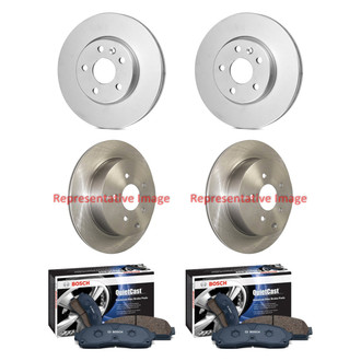Bosch® - QuietCast™ Premium Brake Kit with Organic Pads