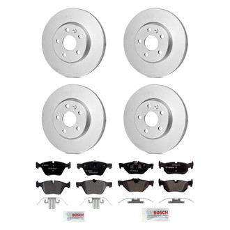 Bosch® - QuietCast™ Premium Front and Rear Brake Kit with Organic Pads