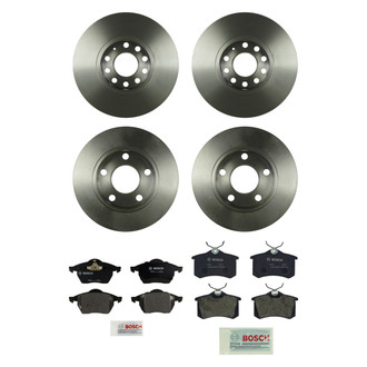 Bosch® - QuietCast™ Premium Front and Rear Brake Kit with Organic Pads