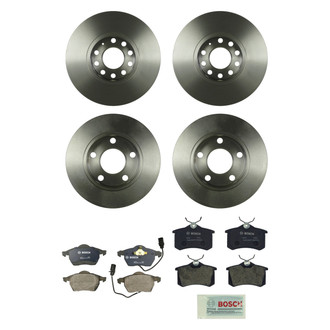 Bosch® - QuietCast™ Premium Front and Rear Brake Kit with Organic Pads