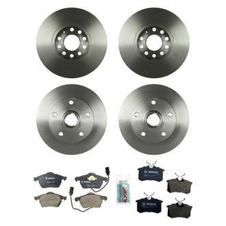 Bosch® - QuietCast™ Premium Front and Rear Brake Kit with Organic Pads