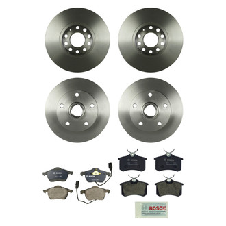 Bosch® - QuietCast™ Premium Front and Rear Brake Kit with Organic Pads