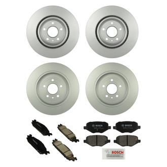 Bosch® - QuietCast™ Premium Front and Rear Brake Kit with Ceramic Pads