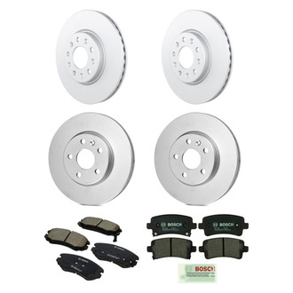 Bosch® - QuietCast™ Premium Front and Rear Brake Kit with Ceramic Pads