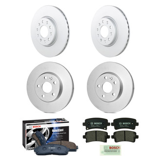 Bosch® - QuietCast™ Premium Front and Rear Brake Kit with Ceramic Pads