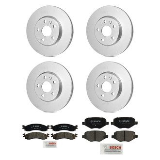 Bosch® - QuietCast™ Premium Front and Rear Brake Kit with Ceramic Pads