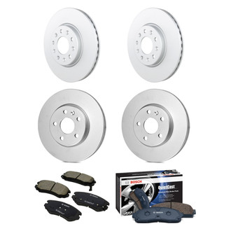 Bosch® - QuietCast™ Premium Front and Rear Brake Kit with Ceramic Pads