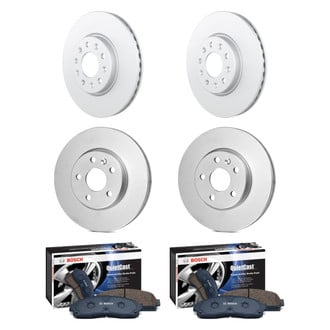 Bosch® - QuietCast™ Premium Front and Rear Brake Kit with Ceramic Pads