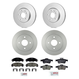 Bosch® - QuietCast™ Premium Front and Rear Brake Kit with Ceramic Pads