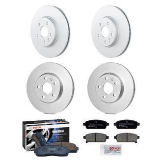 Bosch® - QuietCast™ Premium Front and Rear Brake Kit with Ceramic Pads