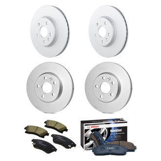 Bosch® - QuietCast™ Premium Front and Rear Brake Kit with Ceramic Pads