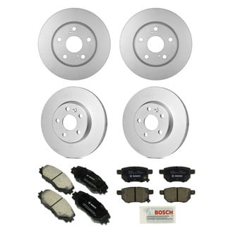 Bosch® - QuietCast™ Premium 1-Piece Brake Kit with Ceramic Brake Pads