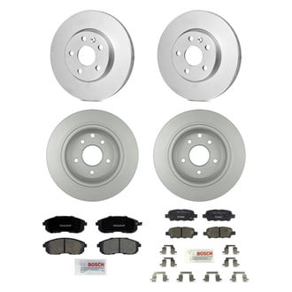 Bosch® - QuietCast™ Premium Front and Rear Brake Kit with Ceramic Pads