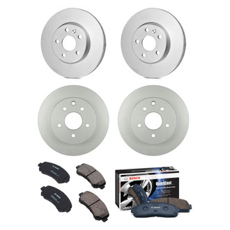Bosch® - QuietCast™ Premium Front and Rear Brake Kit with Ceramic Pads